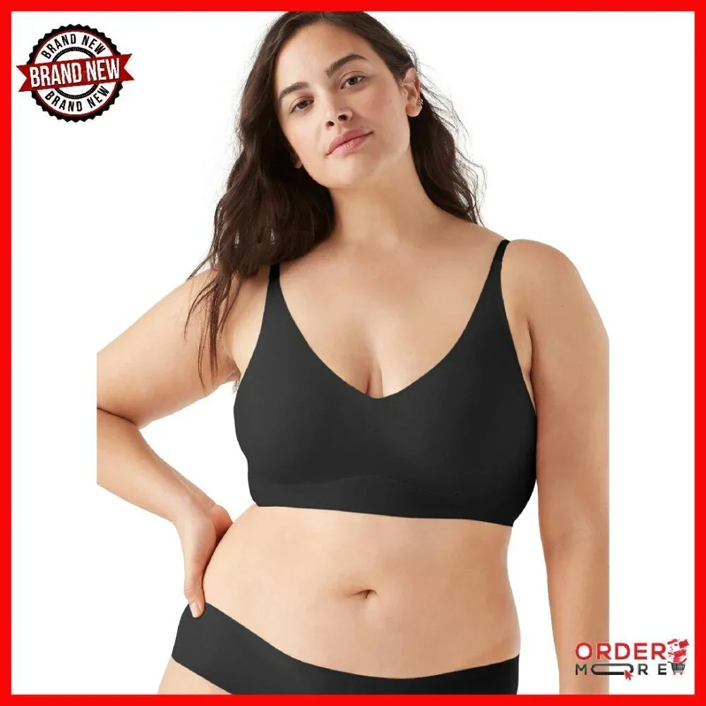 Wire-Free Triangle Bra Adjustable Straps Lift Support Everyday Wear